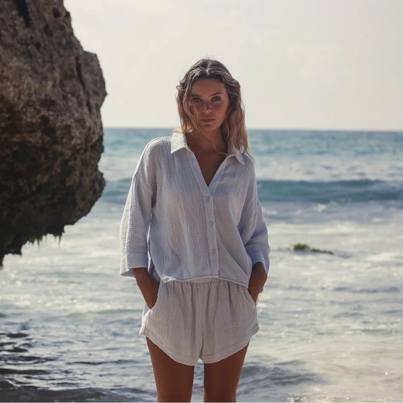 Echo Mini Shirt - Baby Blue - *NWT* - One Size - Picture 8 of 11